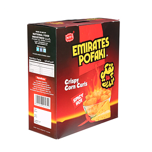 Mr Krisps Emirates Pofaki Spicy 15 g × 25 Pack