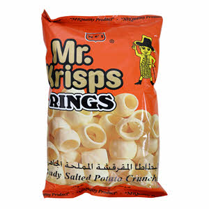 Mr Krisps Chips Salted Potato Crunches 80Gm