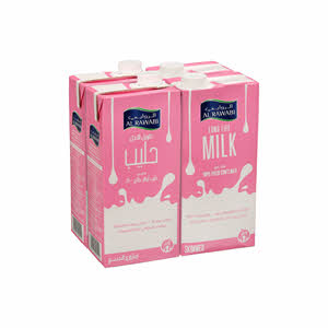 Al Rawabi Uht Skimmed Milk 1Ltr