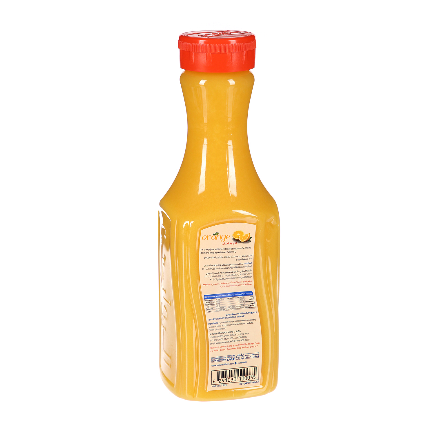 Al Rawabi Orange Juice 1Ltr