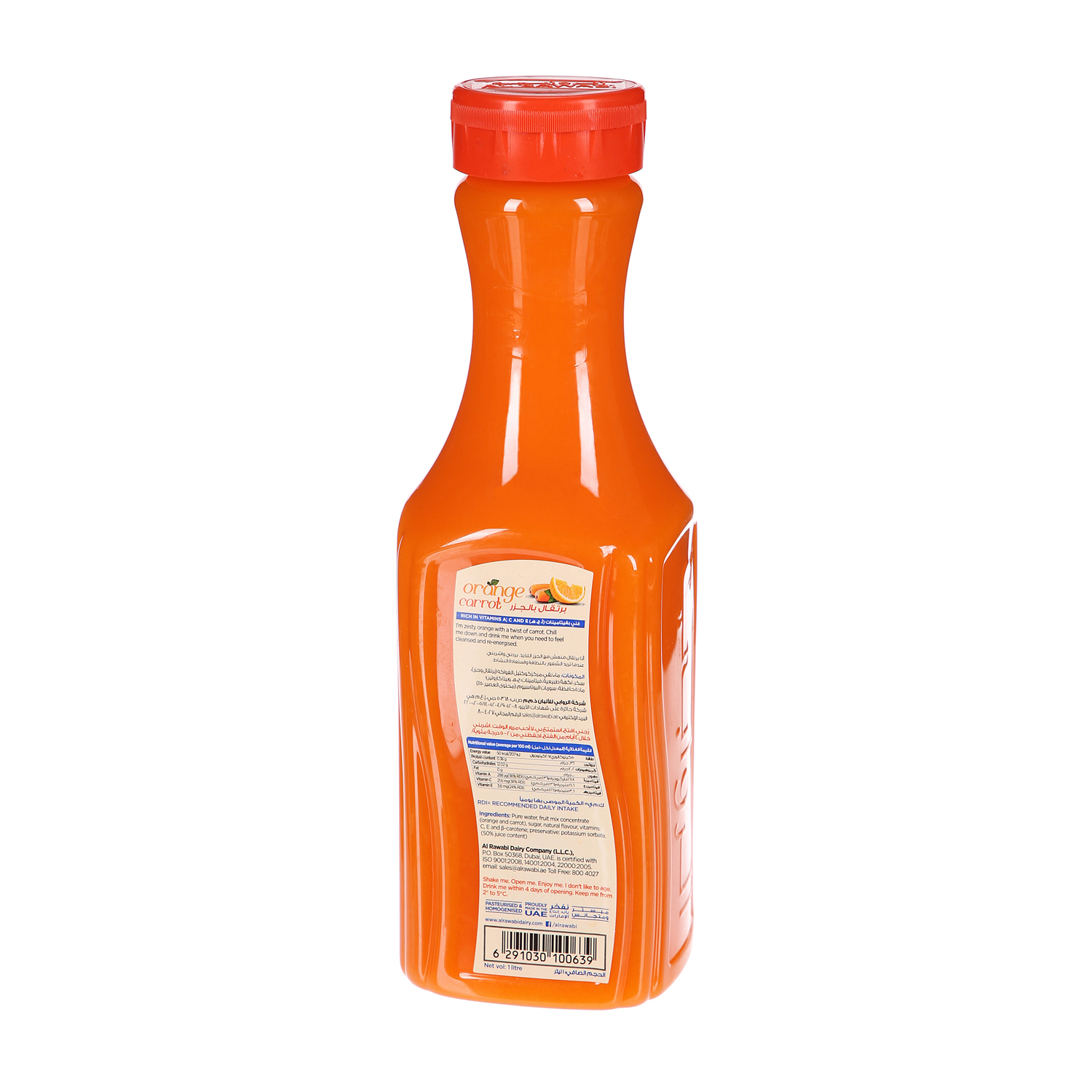 Al Rawabi Orange & Carrot Juice 1Ltr