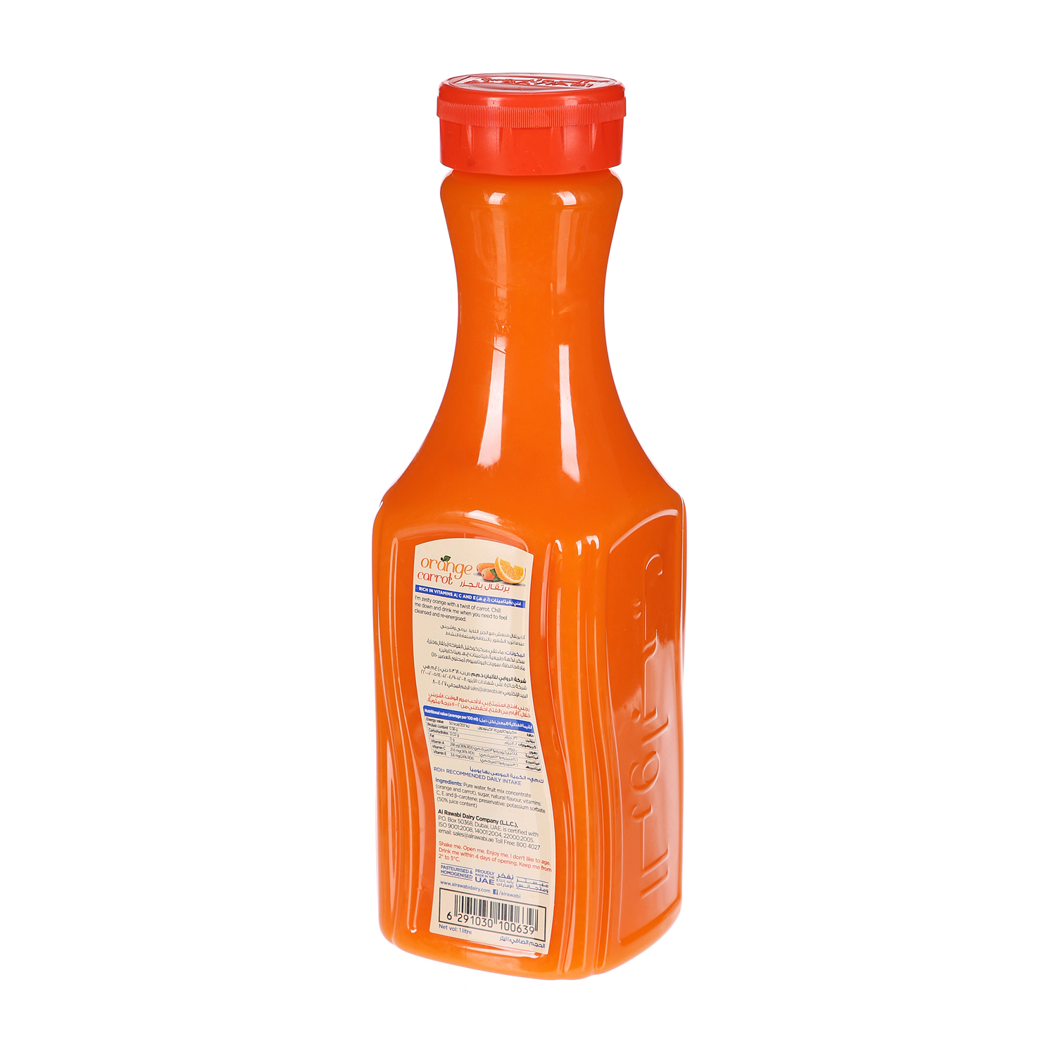 Al Rawabi Orange & Carrot Juice 1Ltr