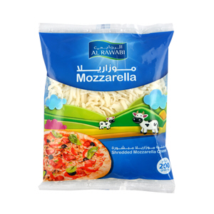 Al Rawabi Shredded Mozarella Cheese 200 g