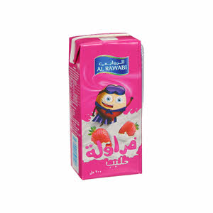 Al Rawabi Strawberry Long Life Milk 200 ml