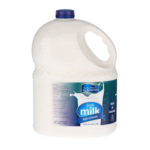 Al Rawabi Fresh Milk Full Cream 3Ltr