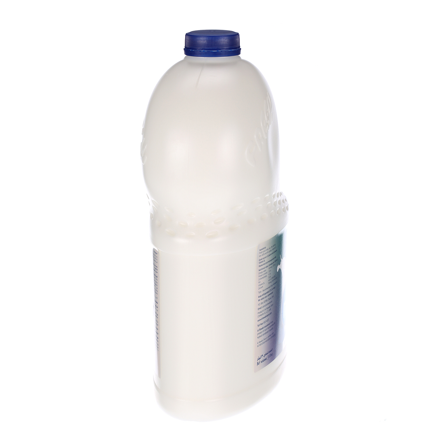 Al Rawabi Fresh Milk Full Cream 3Ltr