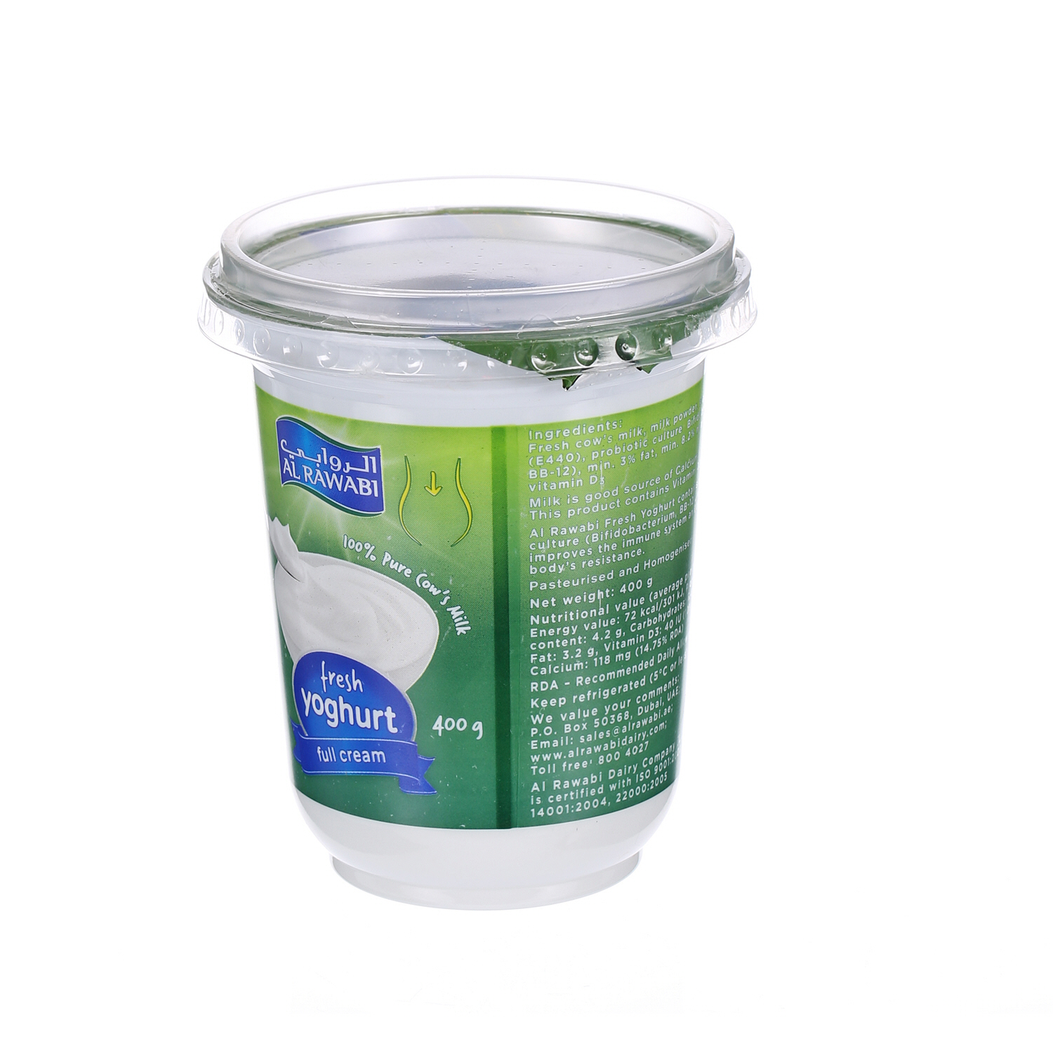 Al Rawabi Fresh Yoghurt Full Fat 400 g