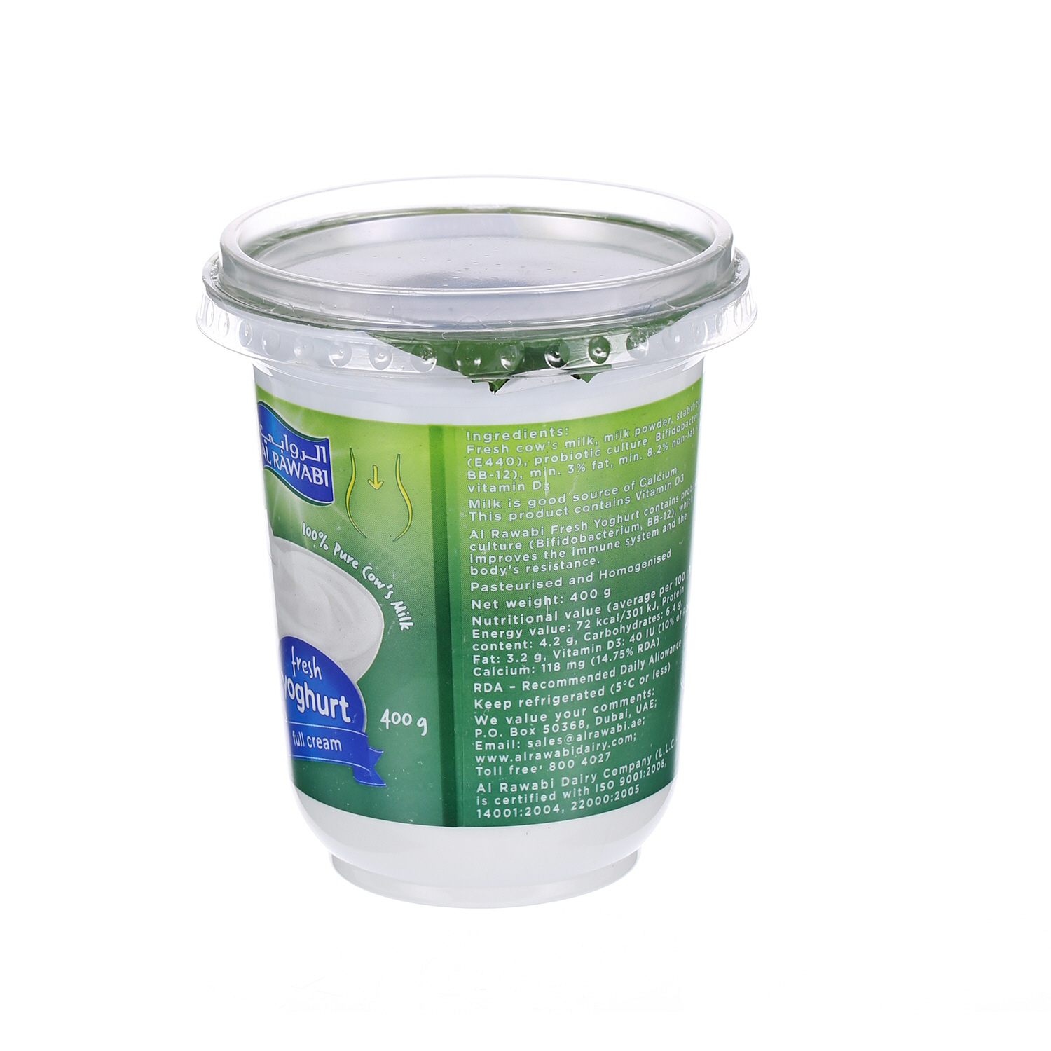 Al Rawabi Fresh Yoghurt Full Fat 400 g