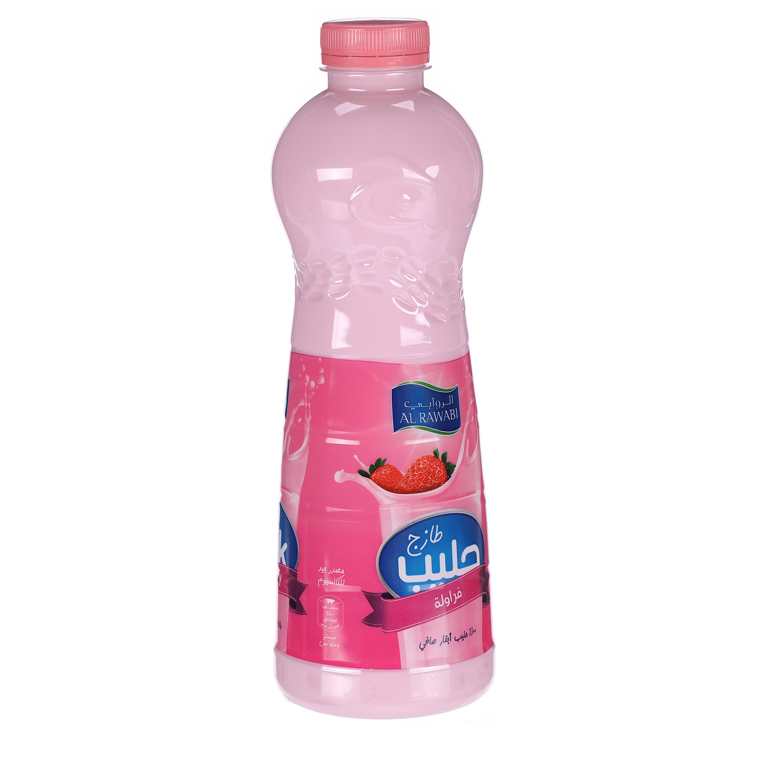 Al Rawabi Fresh Milk Flavoured Strawberry 1Ltr