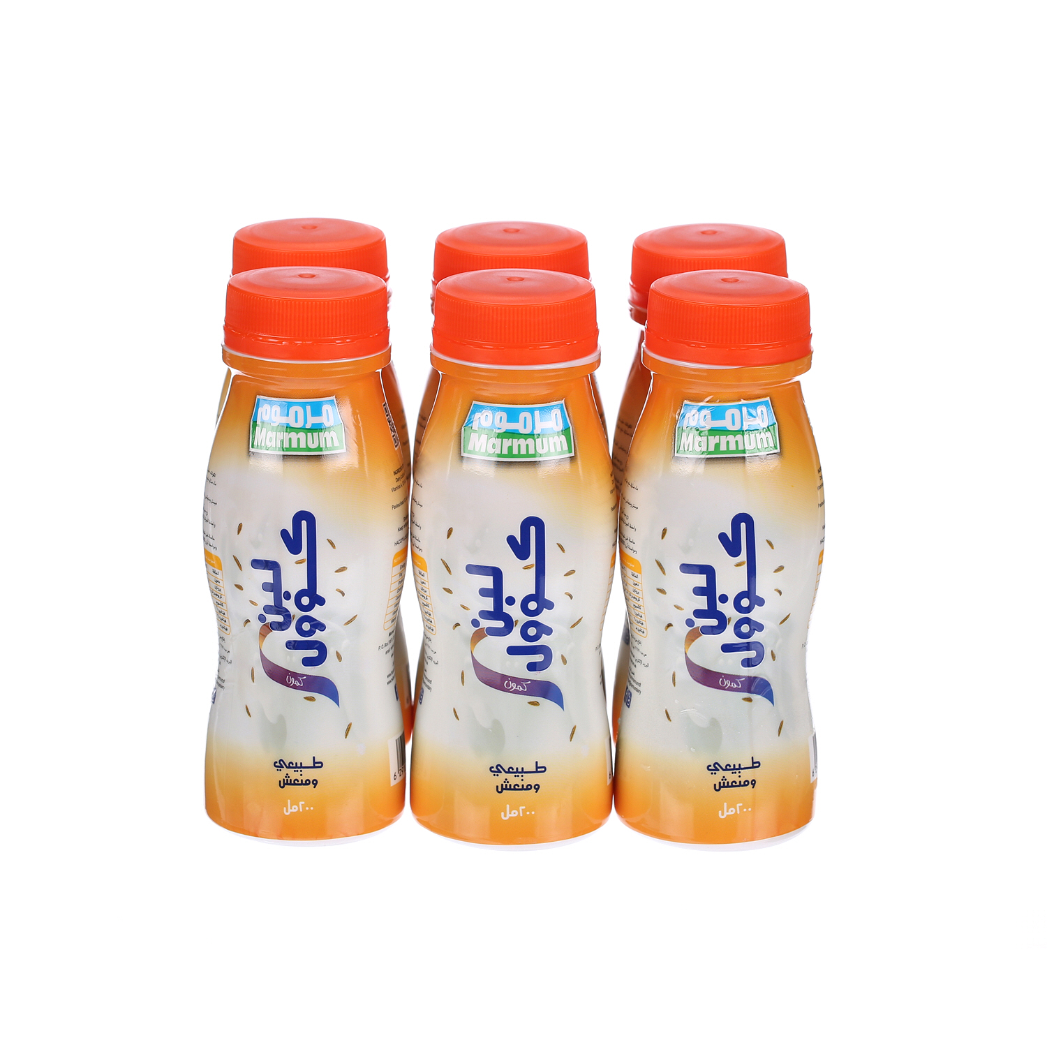 Marmum Laban Cool Cumin Jeera Bottle 200 ml × 6 Pack