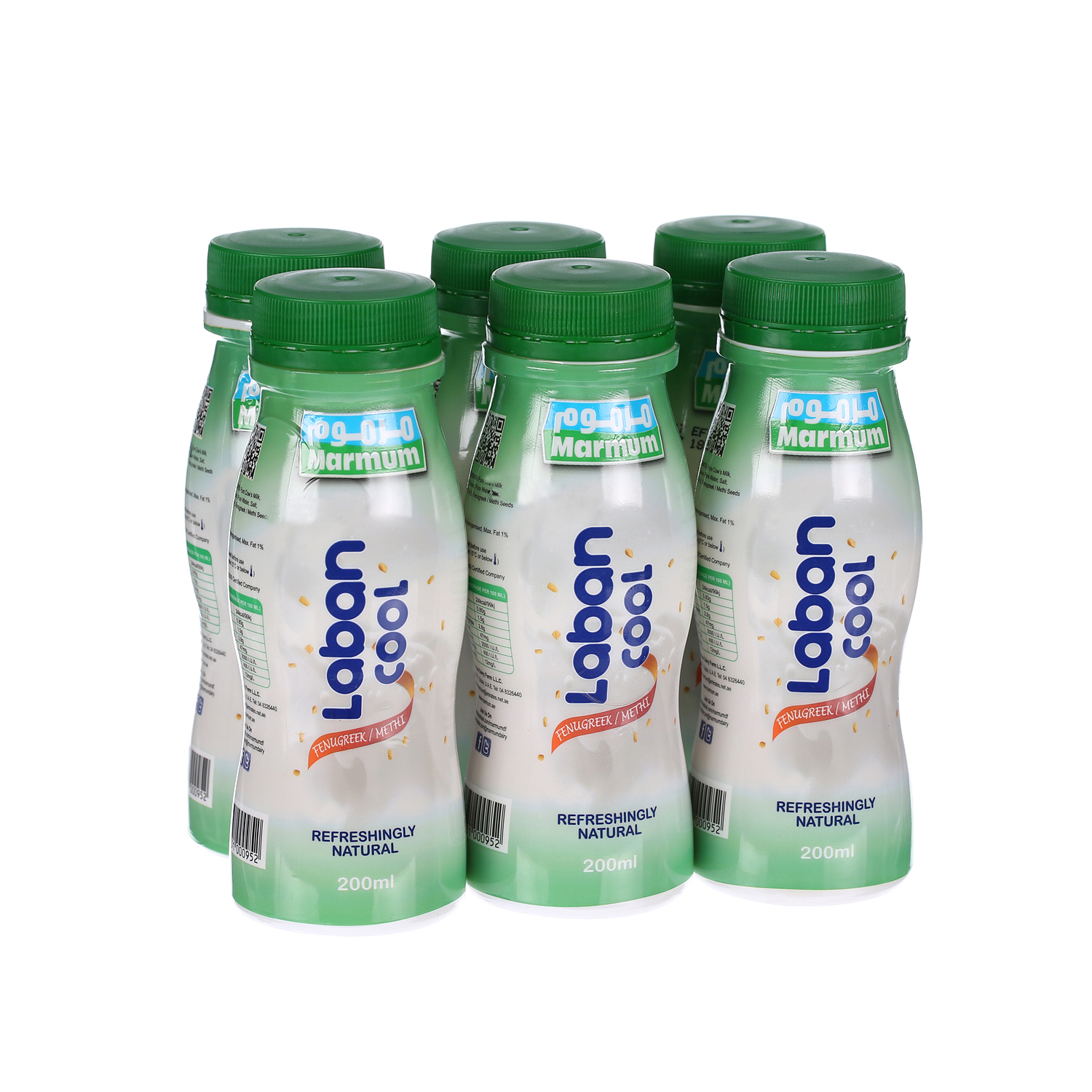 Marmum Laban Cool Meethi Bottle 200 ml × 6 Pack