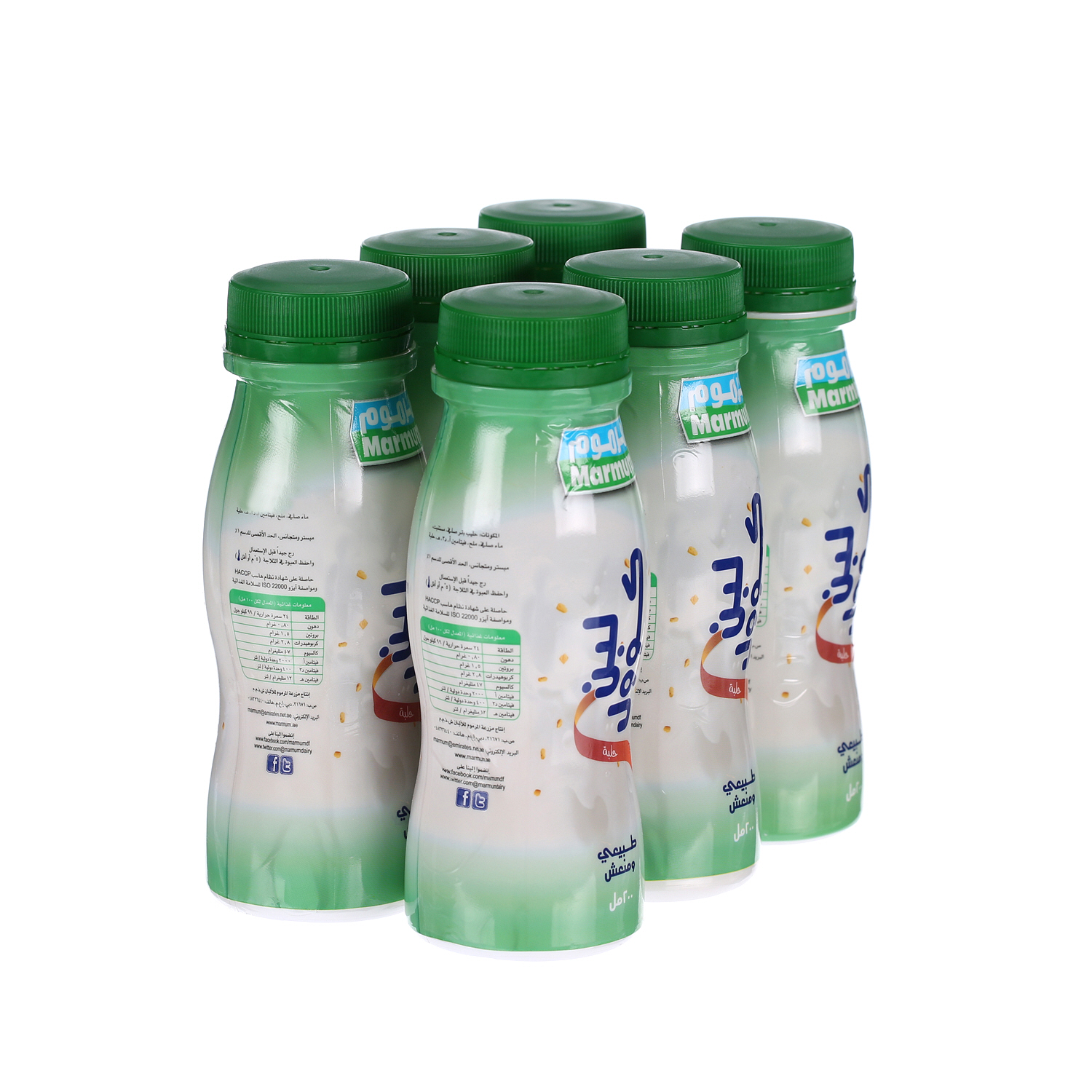 Marmum Laban Cool Meethi Bottle 200 ml × 6 Pack