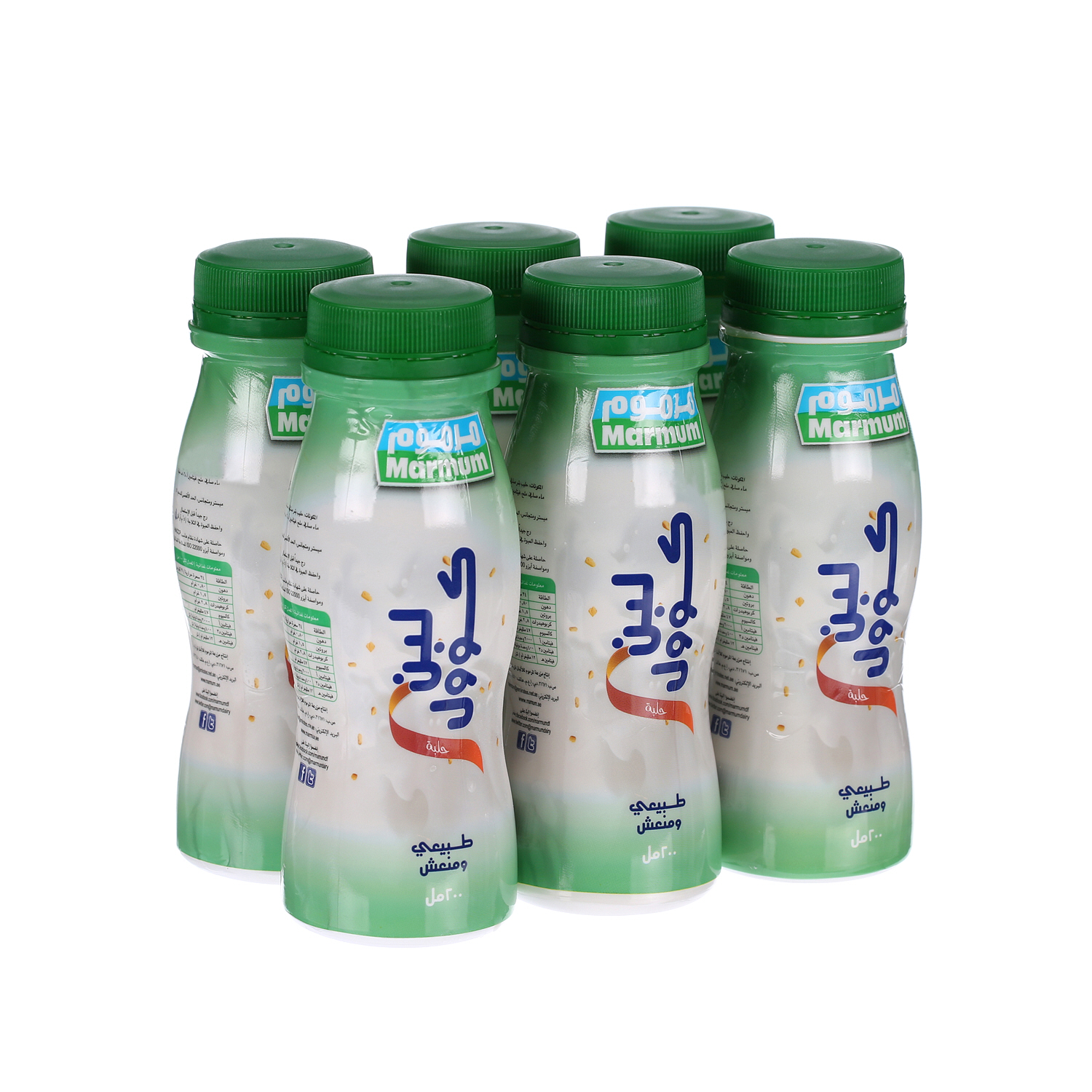 Marmum Laban Cool Meethi Bottle 200 ml × 6 Pack