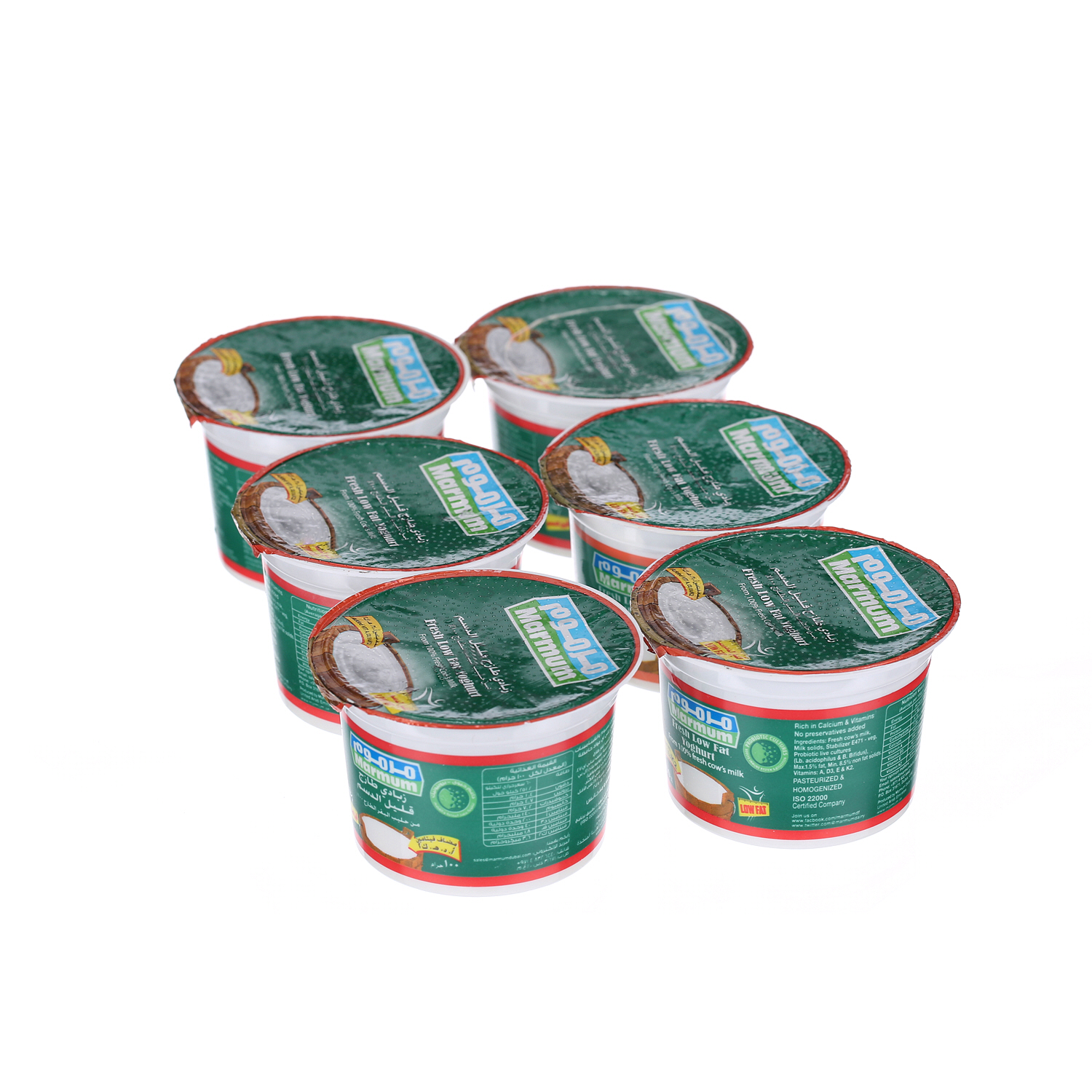 Marmum Fresh Yoghurt Low Fat 100 ml × 6 Pack