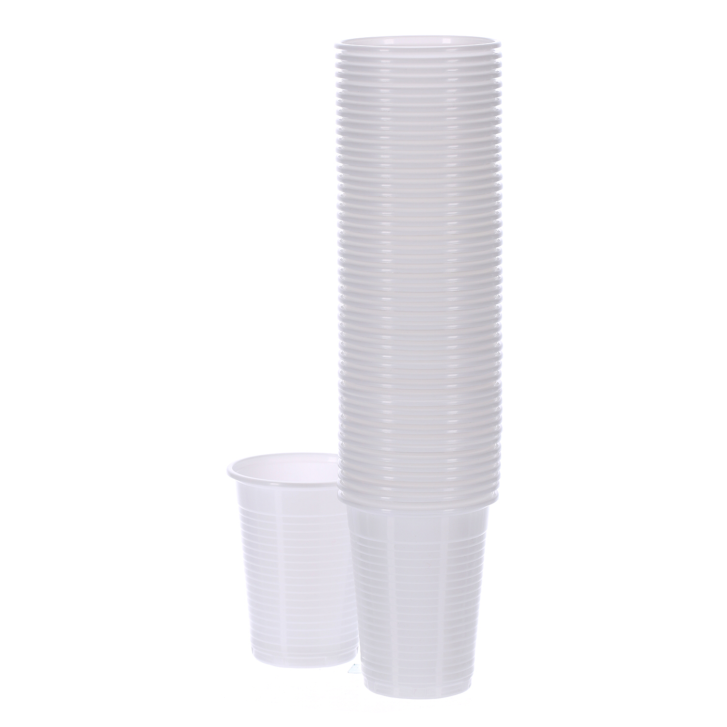 Sharjah Coop White Plastic Cup 6 Oz × 50 Pack