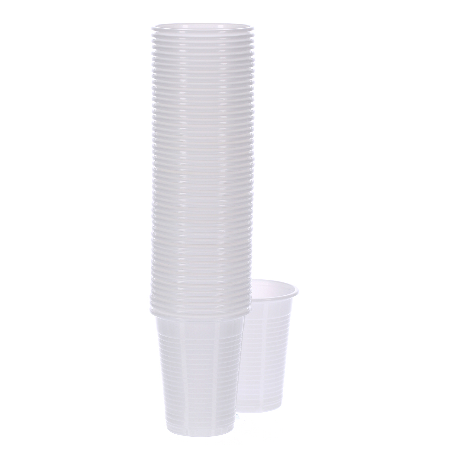 Sharjah Coop White Plastic Cup 6 Oz × 50 Pack