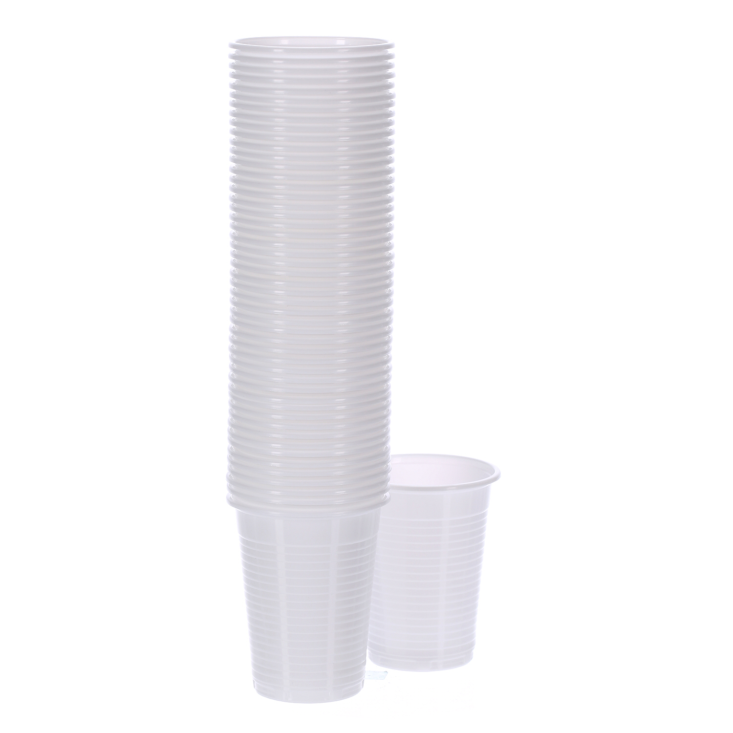 Sharjah Coop White Plastic Cup 6 Oz × 50 Pack