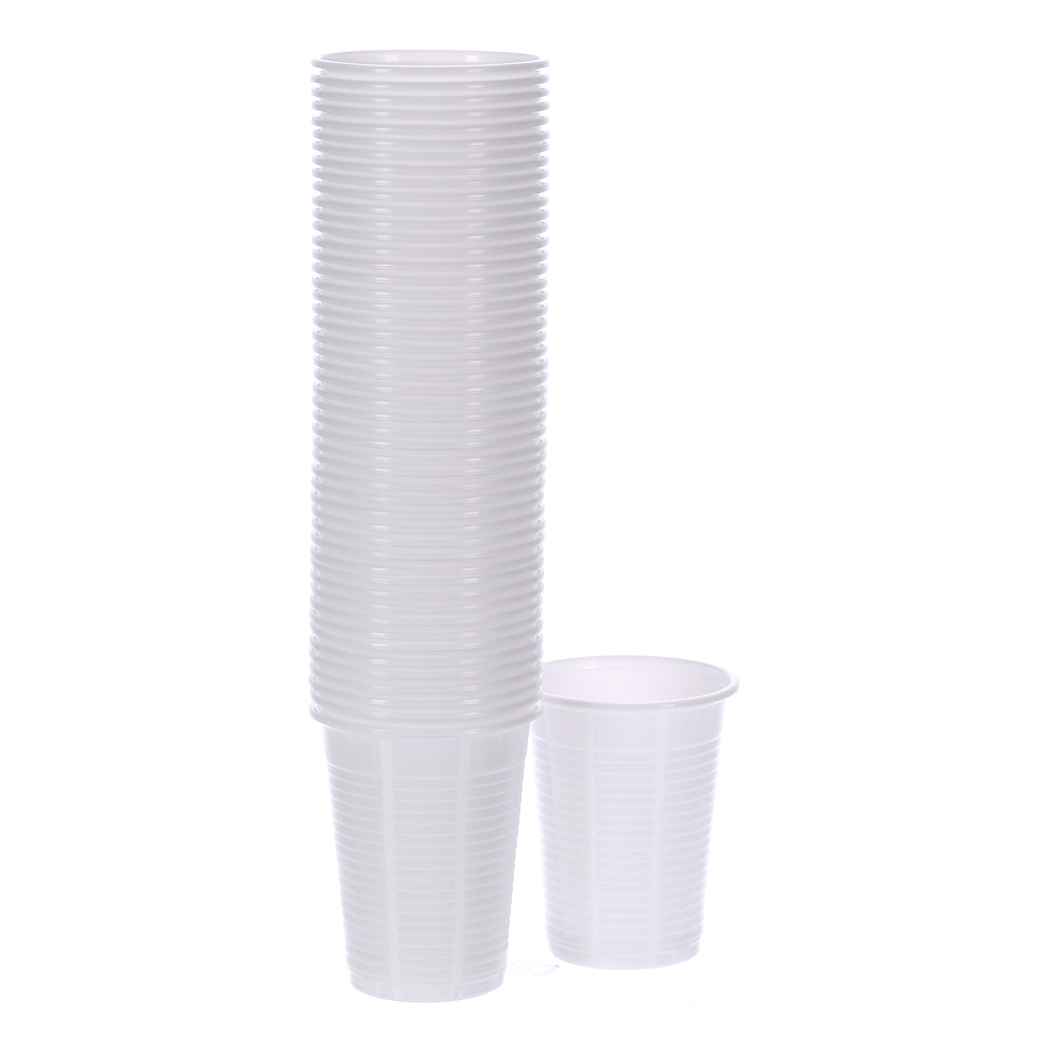 Sharjah Coop White Plastic Cup 6 Oz × 50 Pack