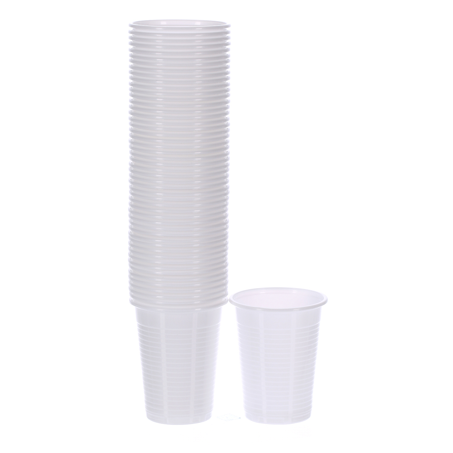 Sharjah Coop White Plastic Cup 6 Oz × 50 Pack