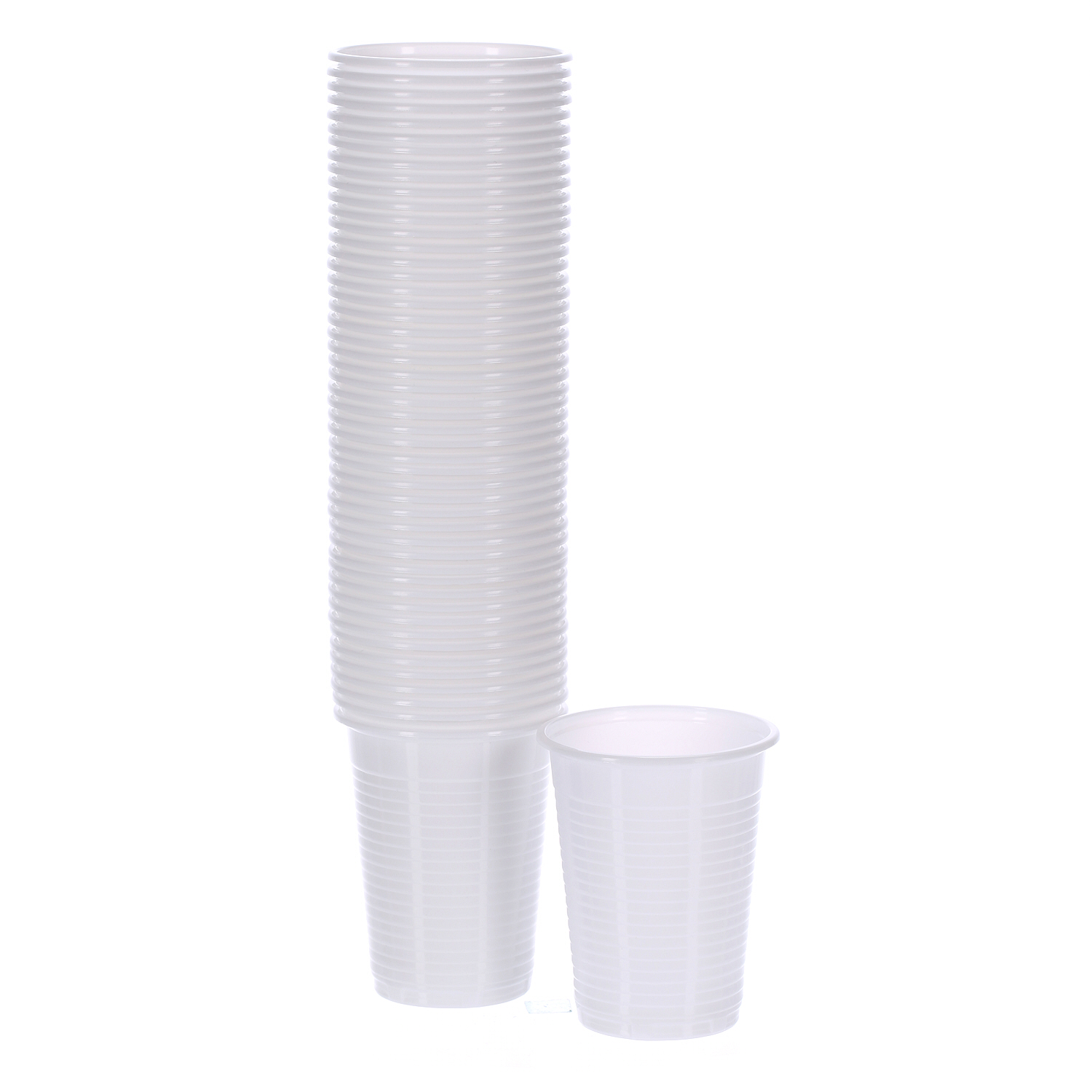 Sharjah Coop White Plastic Cup 6 Oz × 50 Pack