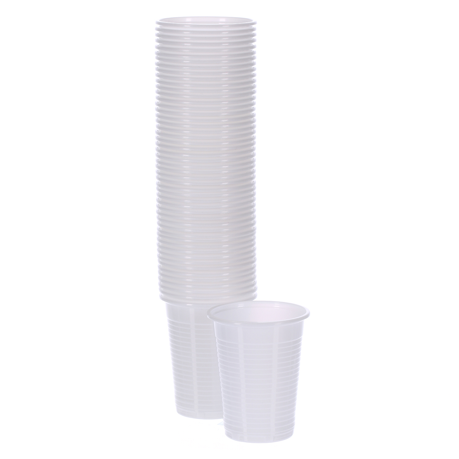 Sharjah Coop White Plastic Cup 6 Oz × 50 Pack