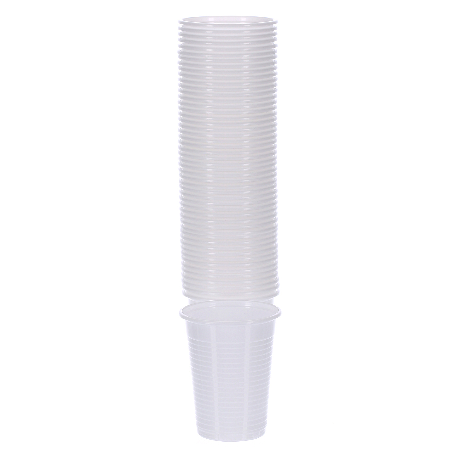 Sharjah Coop White Plastic Cup 6 Oz × 50 Pack