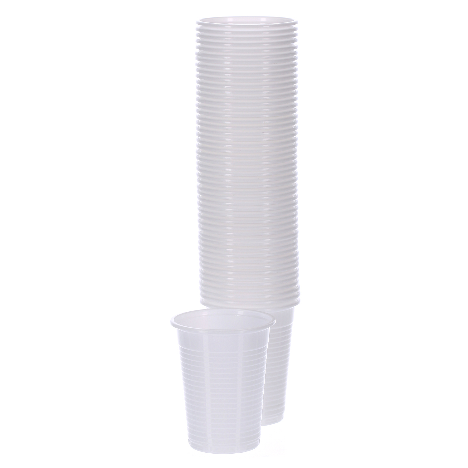 Sharjah Coop White Plastic Cup 6 Oz × 50 Pack
