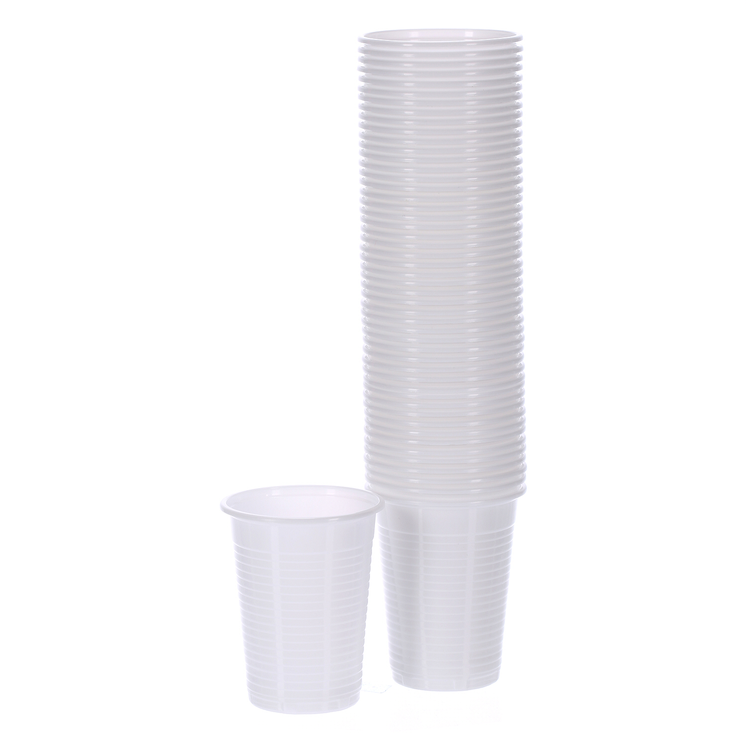 Sharjah Coop White Plastic Cup 6 Oz × 50 Pack