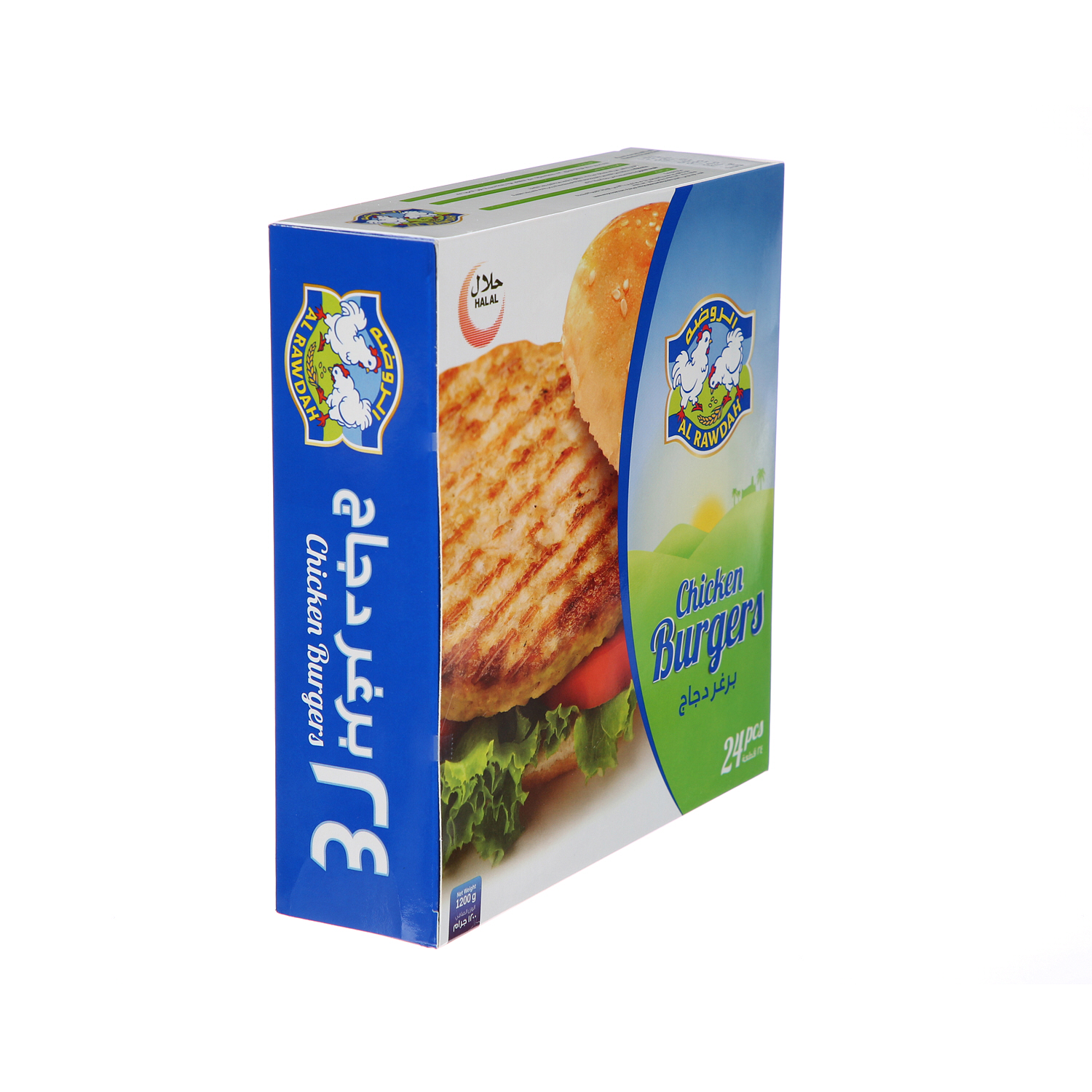 Al Rawdah Chicken Burger 1.2 Kg