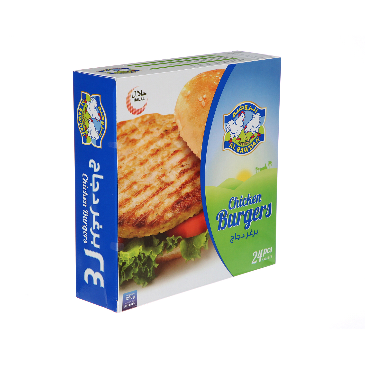 Al Rawdah Chicken Burger 1.2 Kg