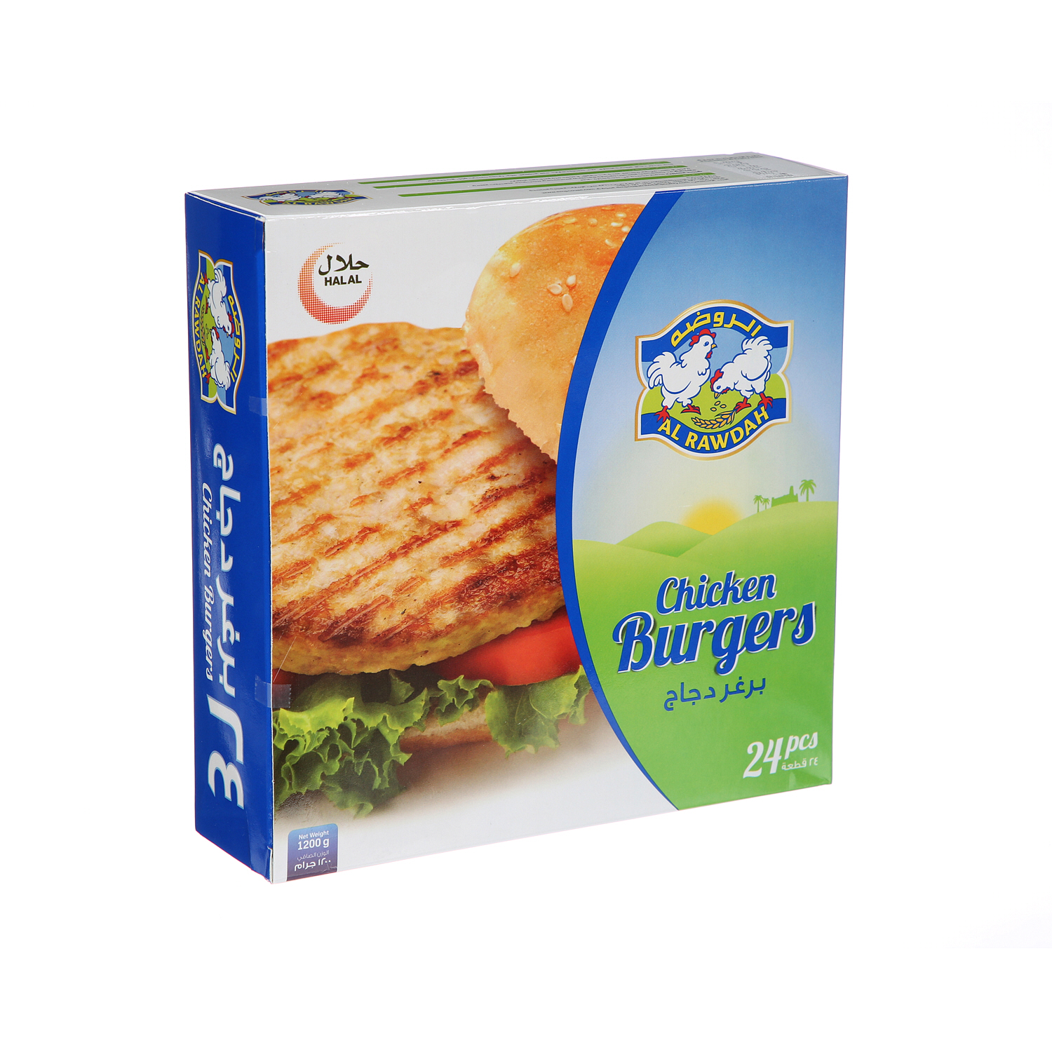 Al Rawdah Chicken Burger 1.2 Kg