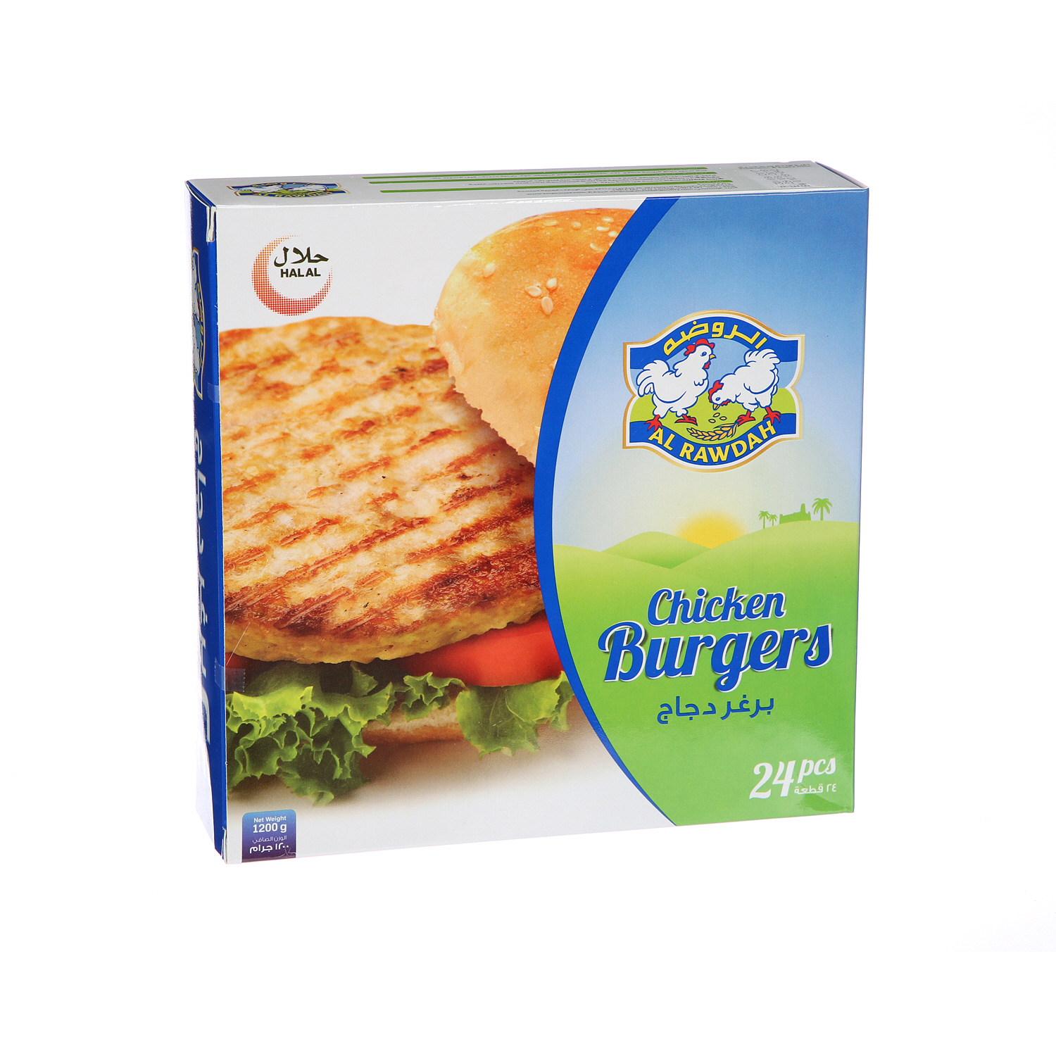 Al Rawdah Chicken Burger 1.2Kg