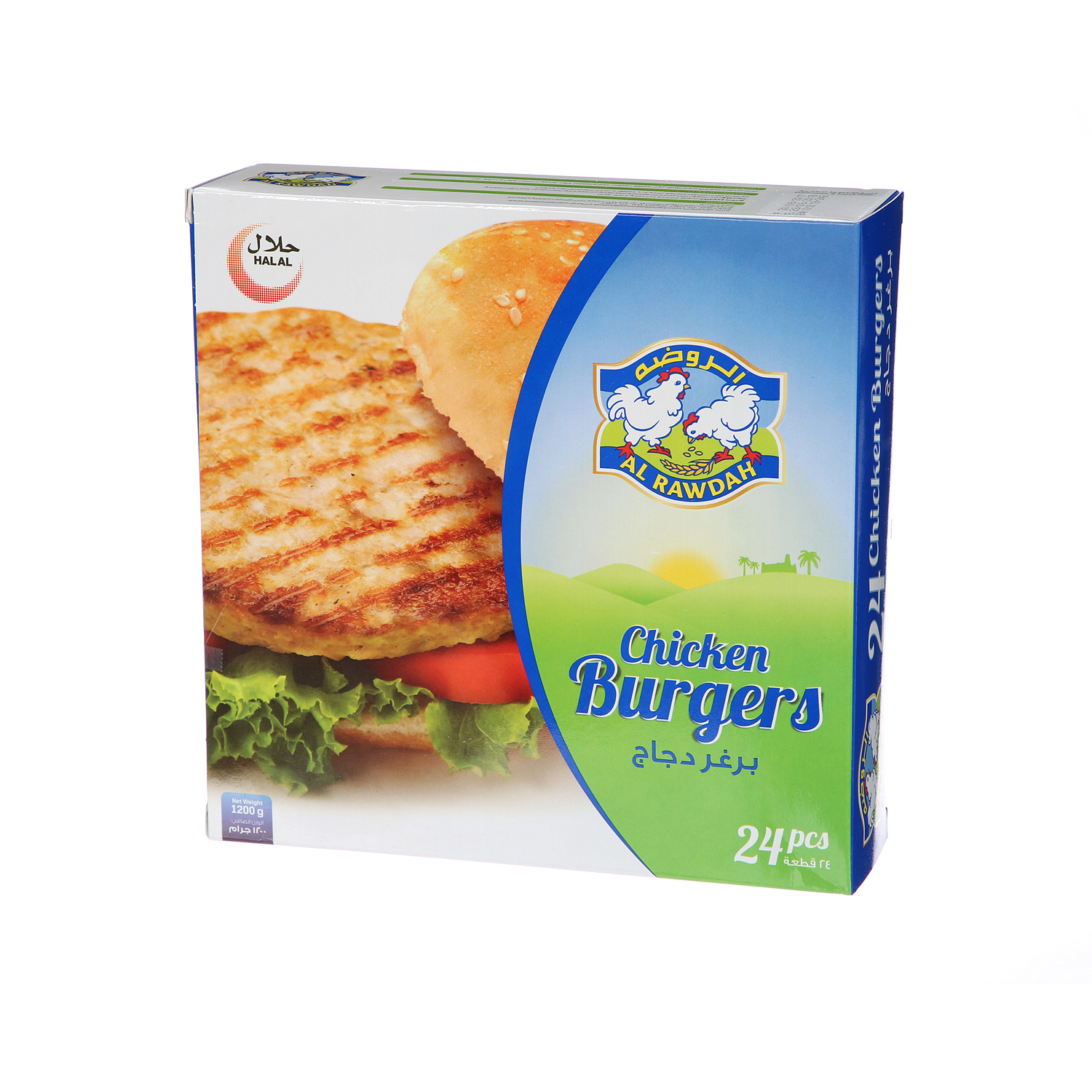 Al Rawdah Chicken Burger 1.2 Kg