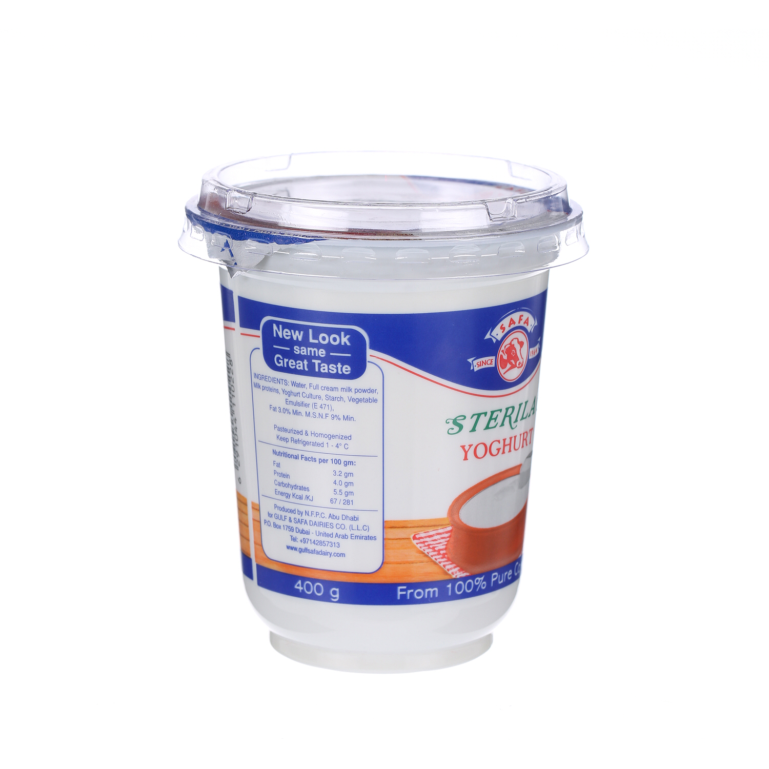 Safa Sterilac Fresh Yoghurt Full Fat 400 g