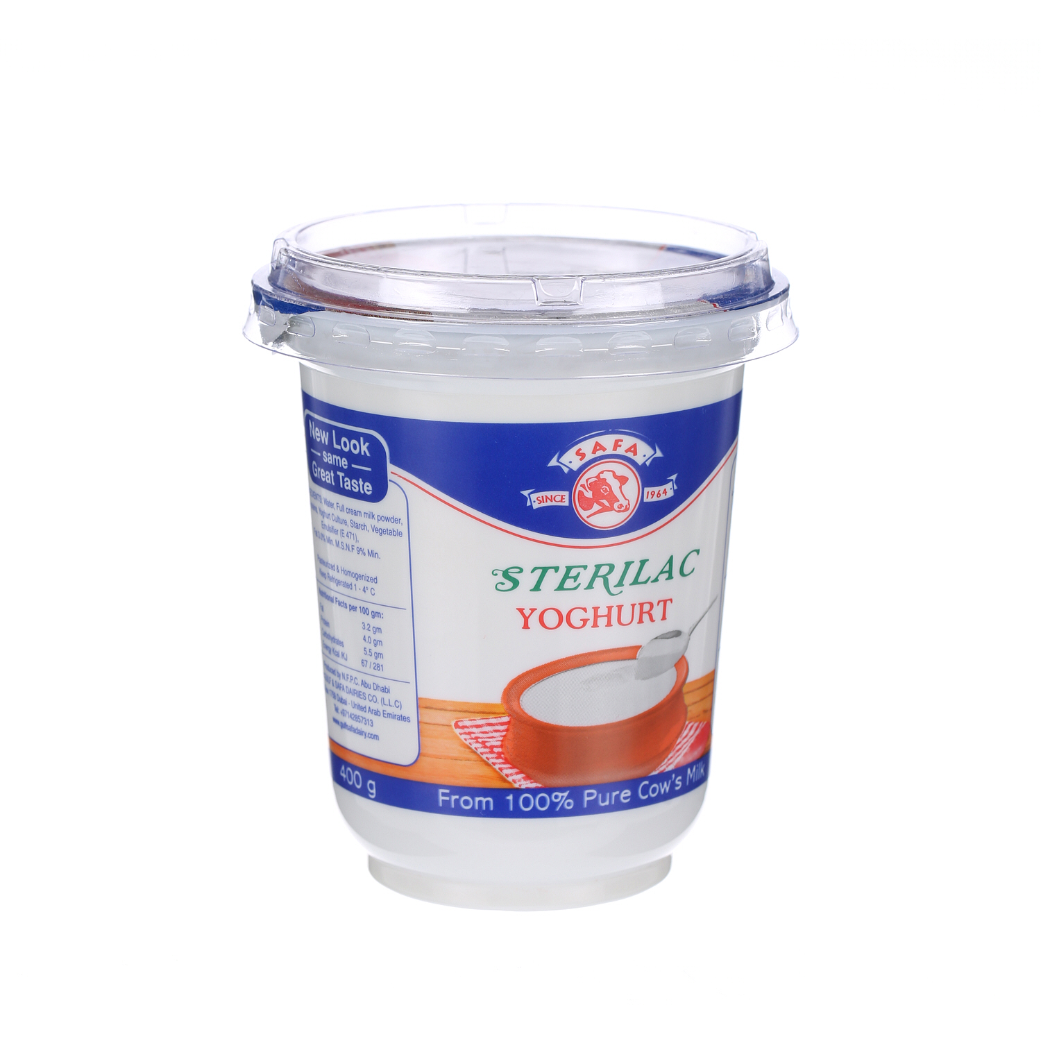 Safa Sterilac Fresh Yoghurt Full Fat 400 g