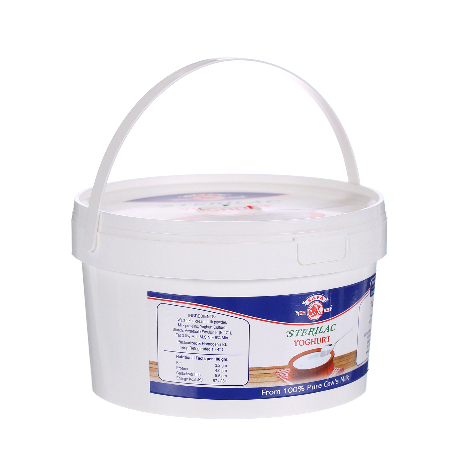 Safa Sterilac Fresh Yoghurt Full Fat 1.8 Kg