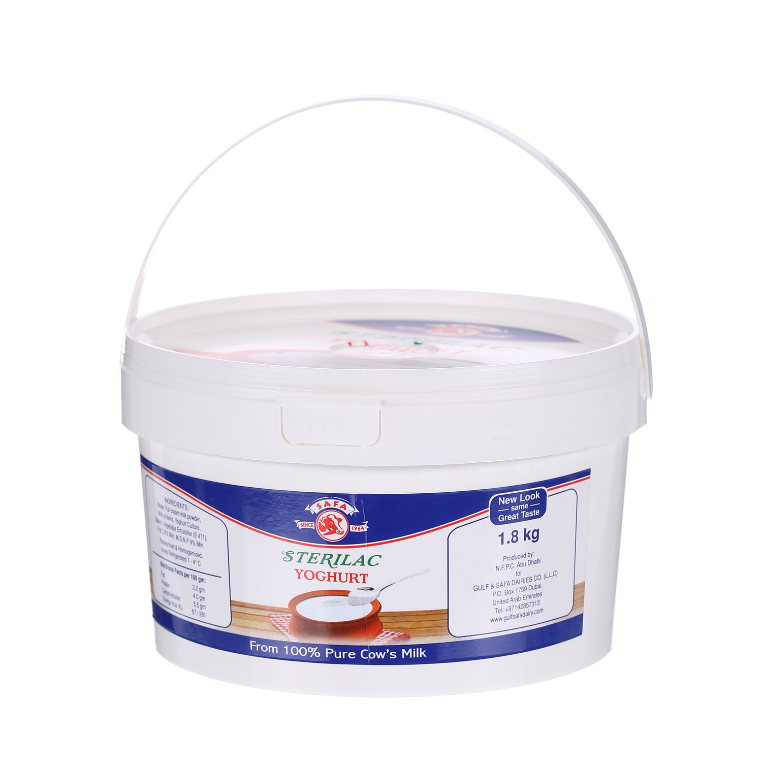 Safa Sterilac Fresh Yoghurt Full Fat 1.8 Kg