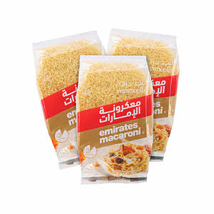 Emirates Pasta Macaroni Vermicelii 3 × 400 g
