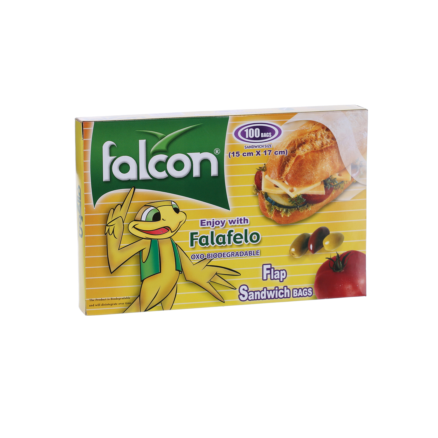 Falcon Sandwich Bags 100 Pack