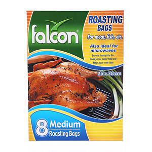 Falcon Roasted Bags Chicken 8 Pack Medium Size