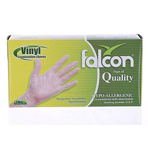 Falcon Powder Free Gloves Small 100 Pack