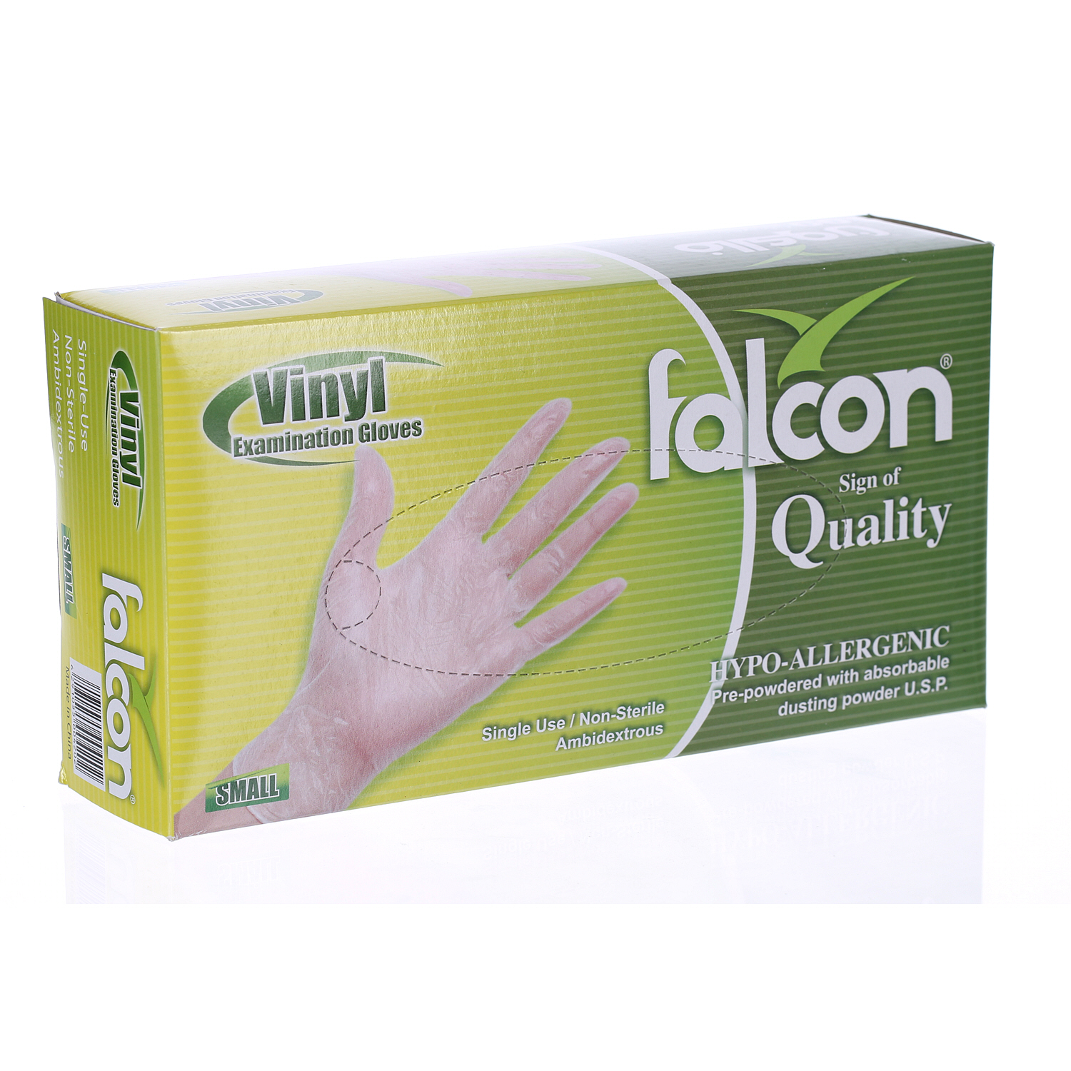 Falcon Powder Free Gloves Small 100 Pack