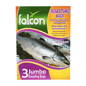 Falcon Jumbo Roasting Bags Clear 43 x 55 cm 3 Pieces