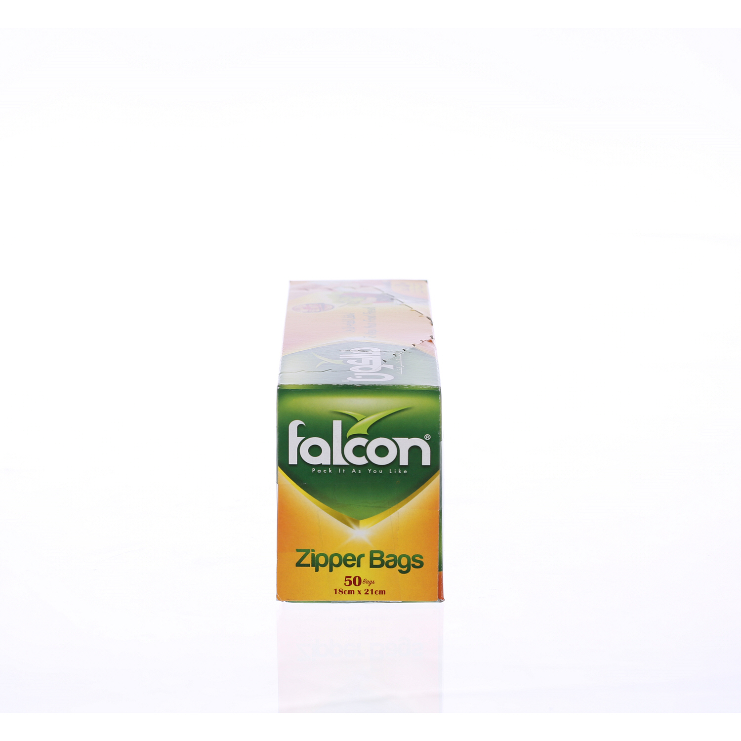 Falcon Freezer Zipper Bag – Size 21 x 18 cm (1 Pack x 50 Bags)