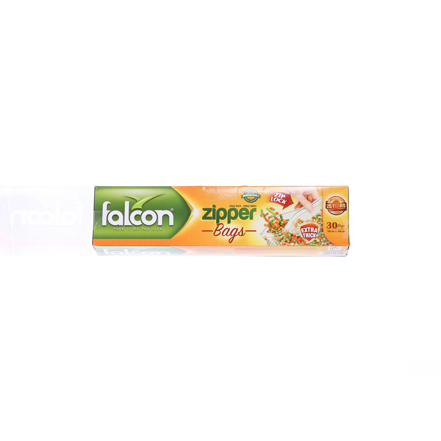 Falcon Freezer Zipper Bags - Size 30 x 40 cm (1 Pack x 30 Bags)