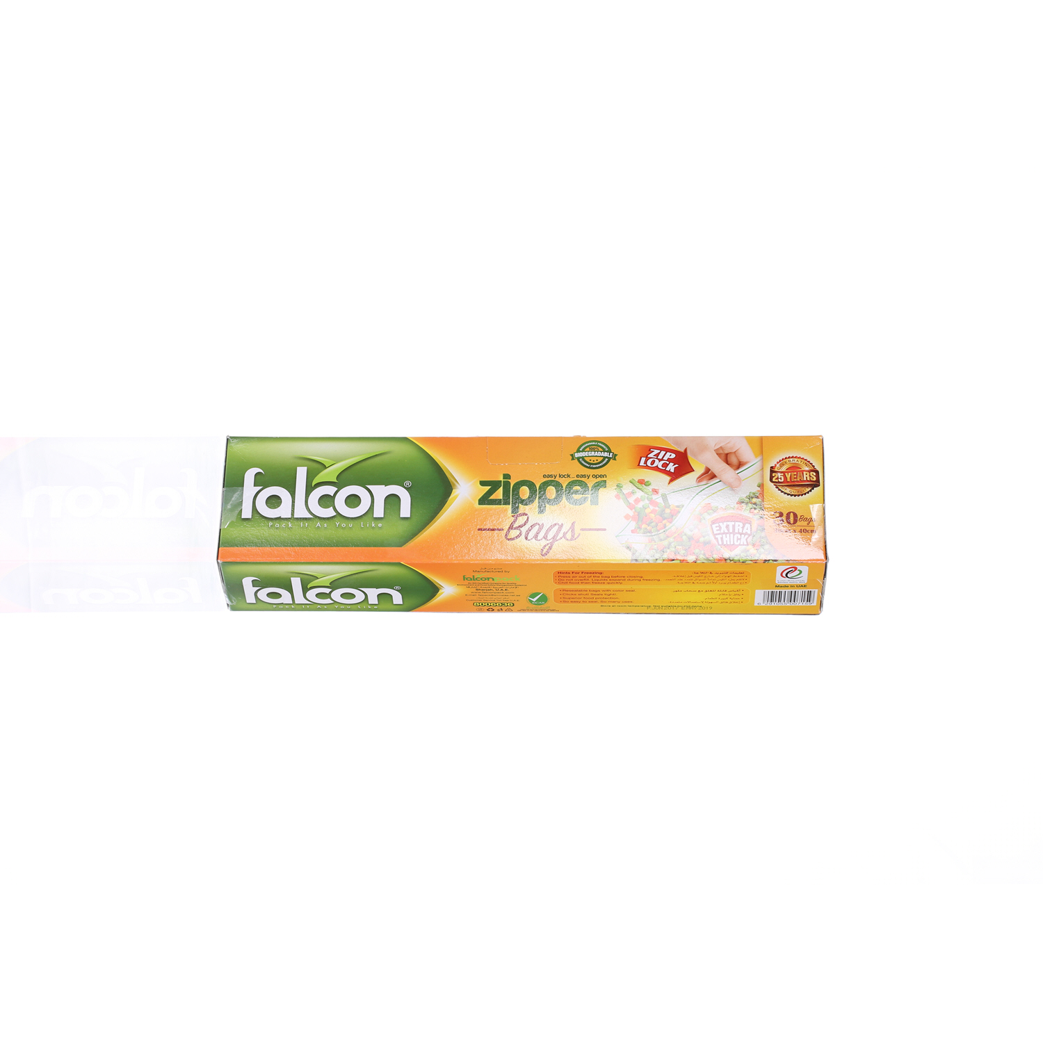 Falcon Freezer Zipper Bags - Size 30 x 40 cm (1 Pack x 30 Bags)