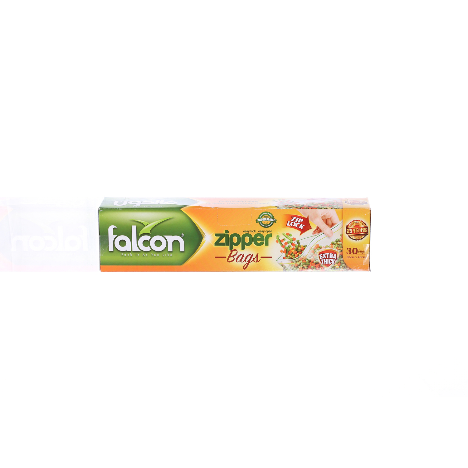 Falcon Freezer Zipper Bags - Size 30 x 40 cm (1 Pack x 30 Bags)