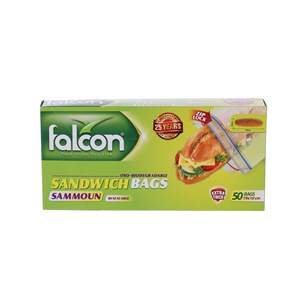 Falcon Samoon Sandwich Bag Small 50 Pack