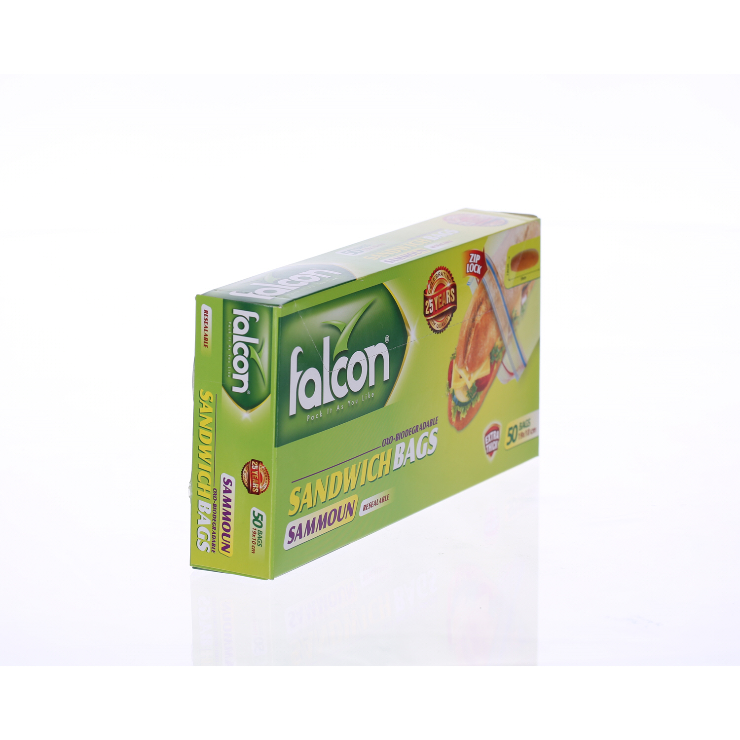 Falcon Samoon Sandwich Bag Small 50 Pack