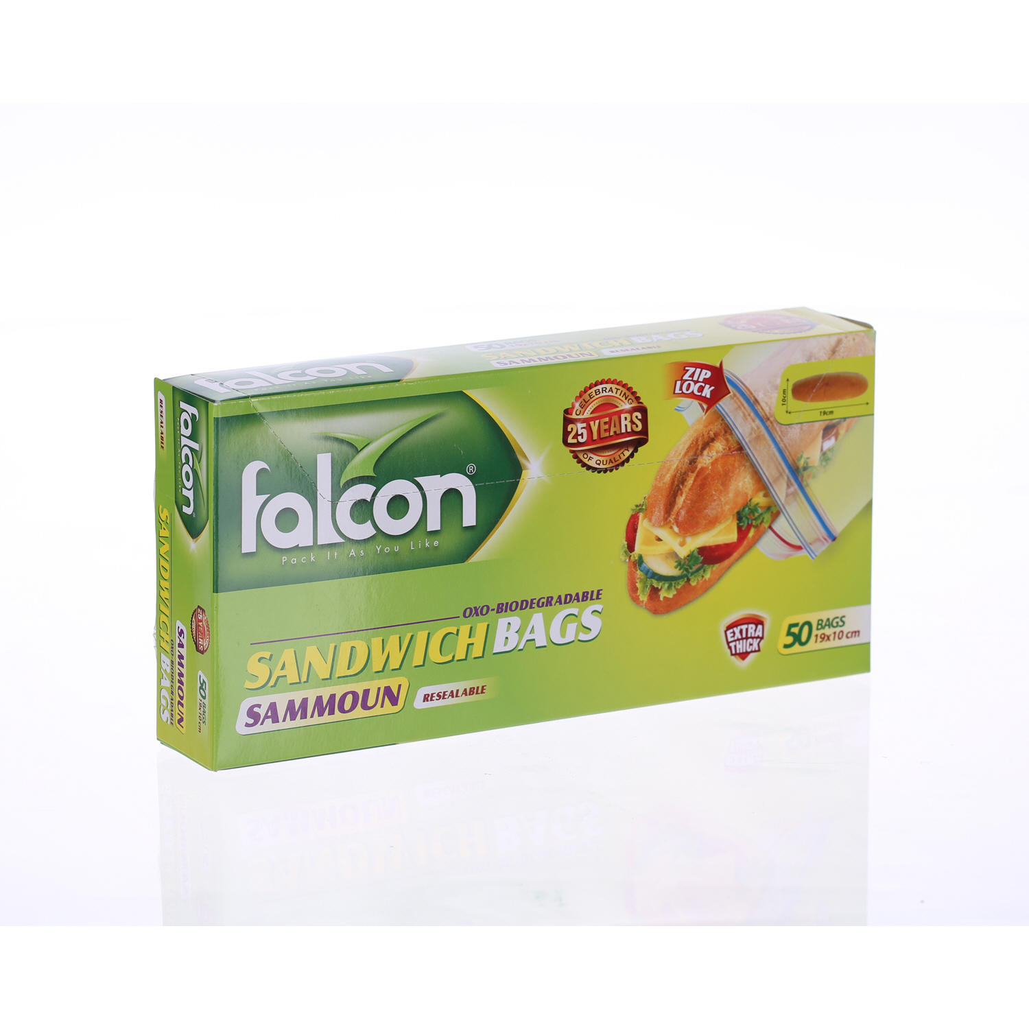 Falcon Samoon Sandwich Bag Small 50 Pack